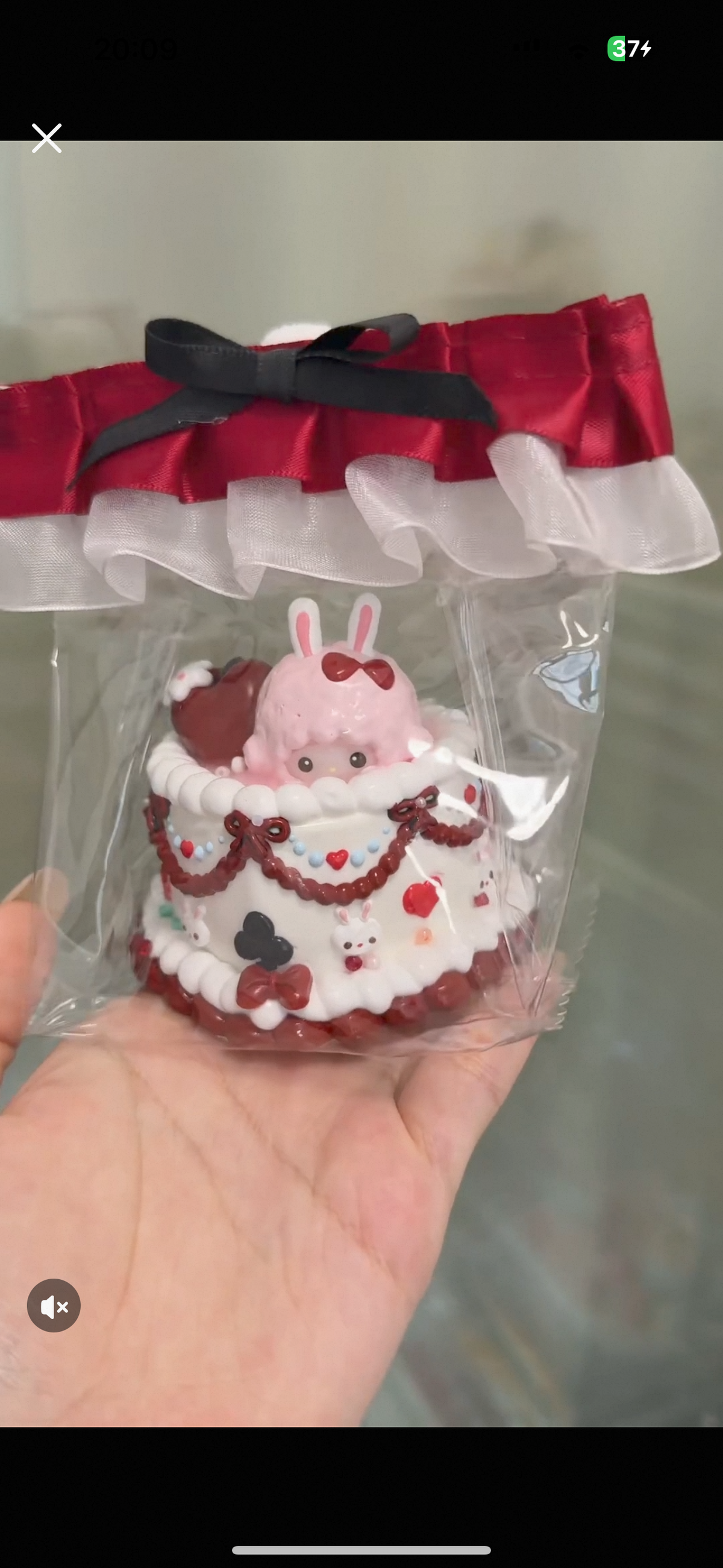 Decompression toy cake 3D sculpting toy, handmade