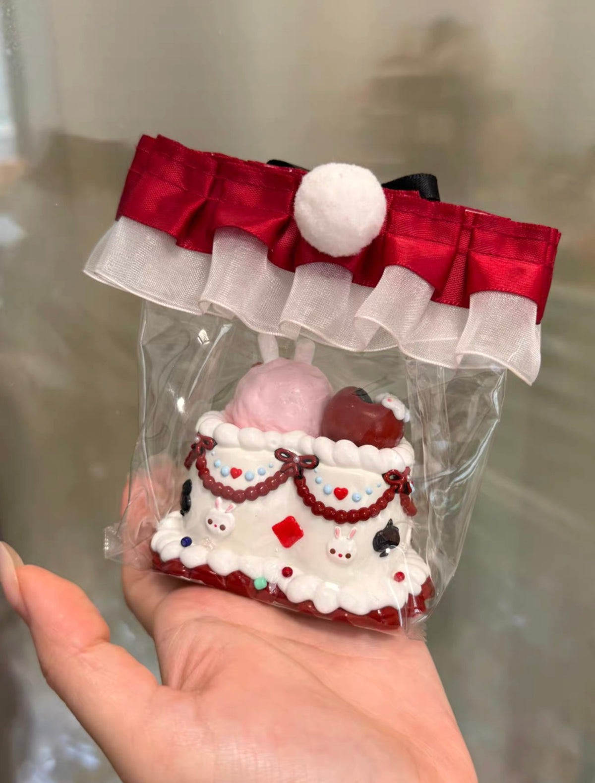 Decompression toy cake 3D sculpting toy, handmade